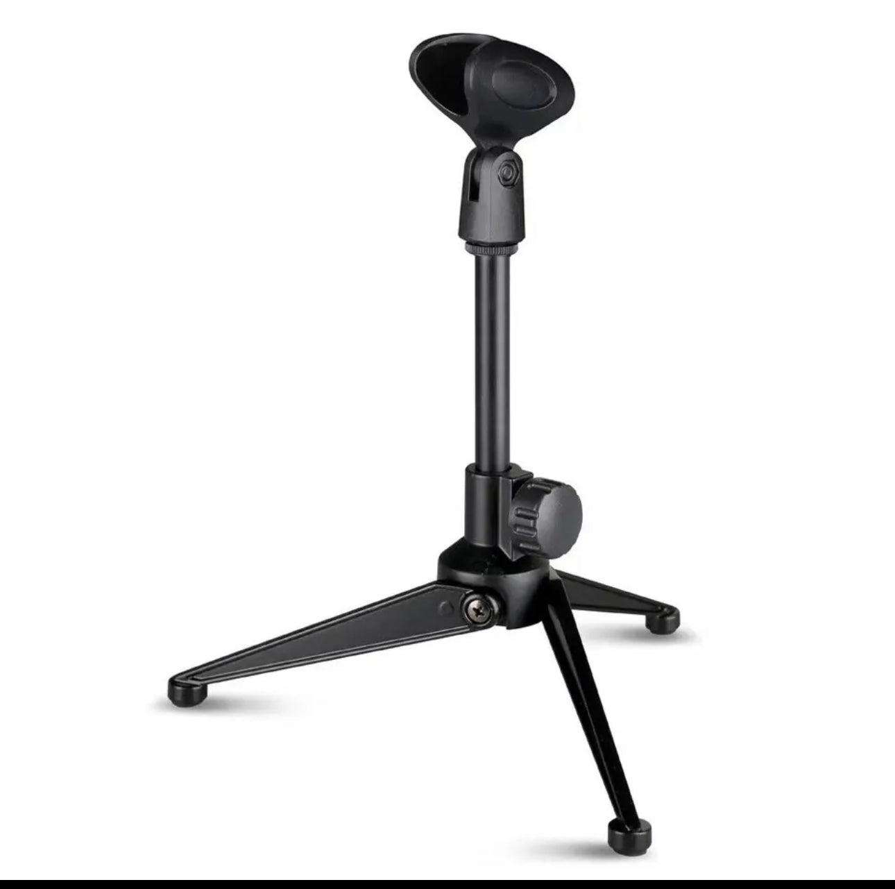 Microphone Stand Desktop Tripod Mini Portable Table Stand Adjustable