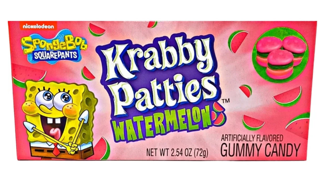 SpongeBob Gummy Krabby Patties watermelon