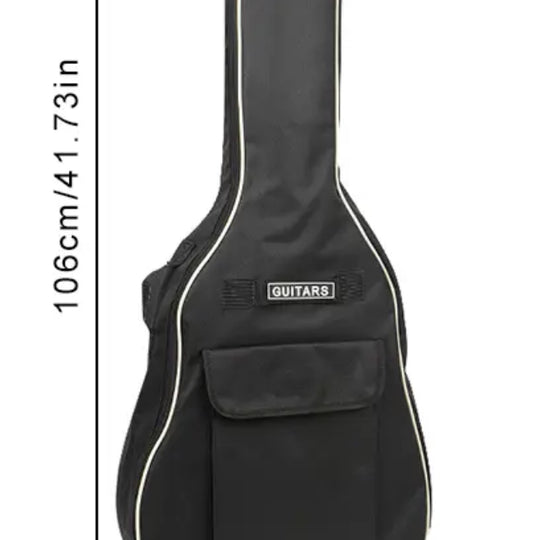 40/41 Inch Waterproof Oxford Fabric Guitar Case Gig Bag Double Straps